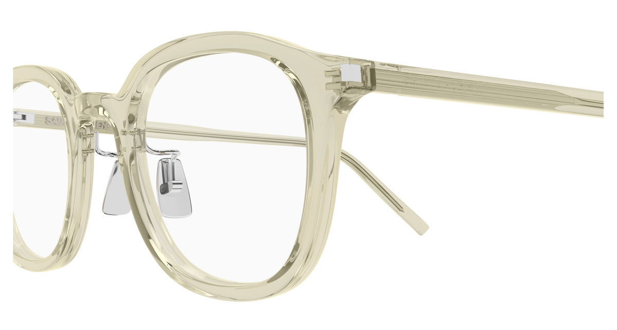 Saint Laurent Corner Angle SL 959/J Vert 004 vue de profil - Les Lunettes de Pauline