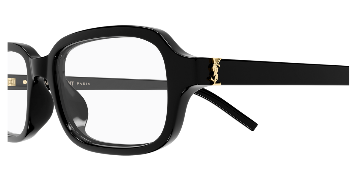 Saint Laurent Monogram SL M180 Noir 001 vue de profil - Les Lunettes de Pauline