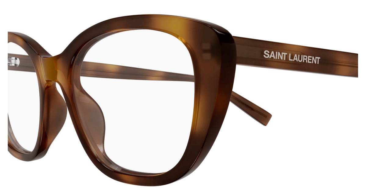 Saint Laurent SL Logo SL 945 Havane 002 vue de profil - Les Lunettes de Pauline