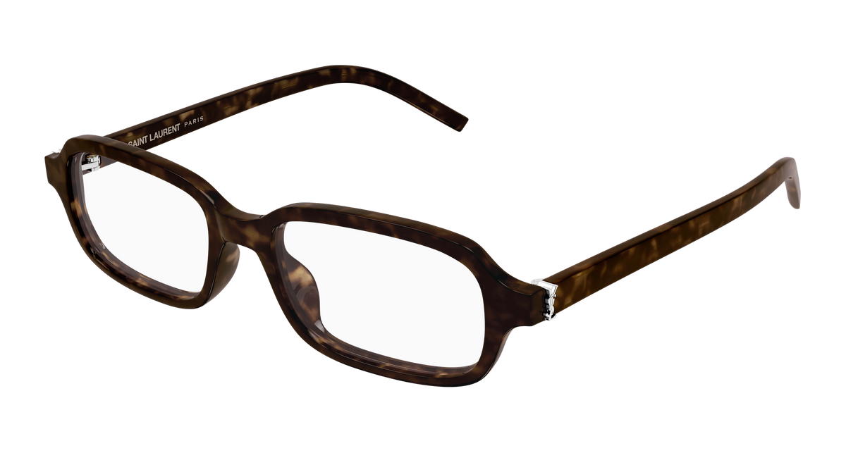 Saint Laurent Monogram SL M180 Havane 002 vue trois-quarts - Les Lunettes de Pauline