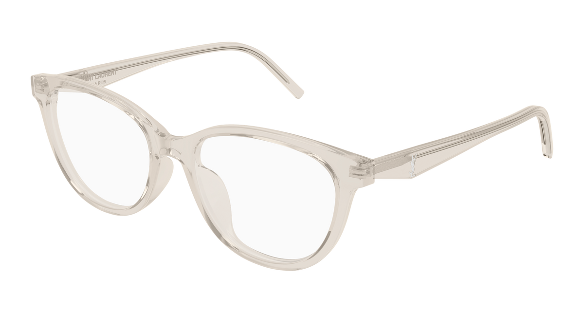 Saint Laurent Monogram SL M188/F Beige 004 vue trois-quarts - Les Lunettes de Pauline