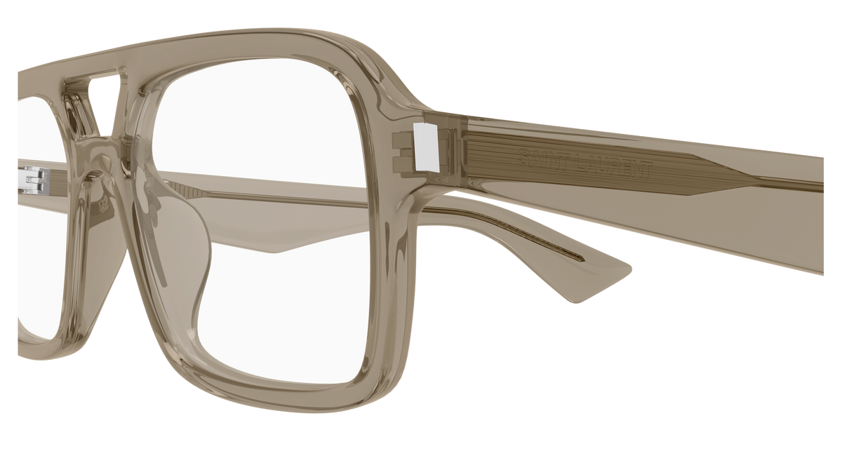 Saint Laurent Corner Angle SL 961 Brun 003 vue de profil - Les Lunettes de Pauline