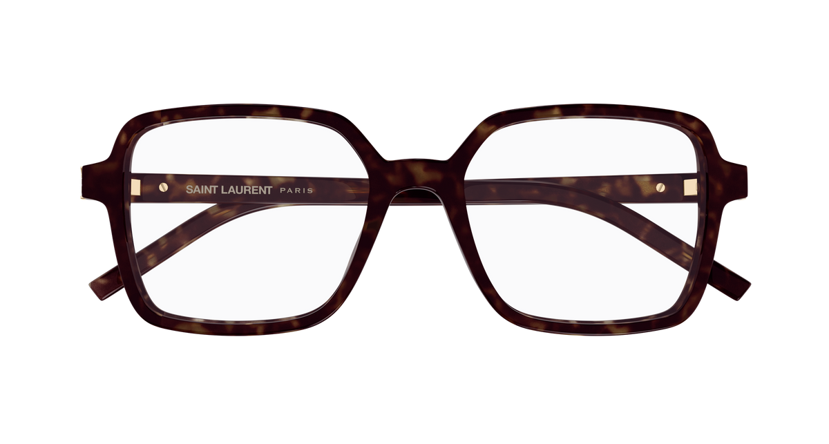 Saint Laurent Monogram SL M139 Havane 012 de face - Les Lunettes de Pauline