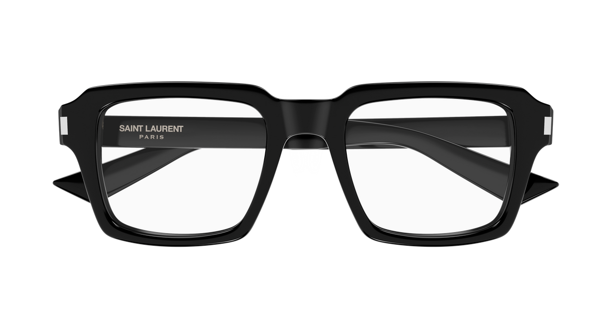 Saint Laurent Corner Angle SL 947 OPT Noir 001 de face - Les Lunettes de Pauline