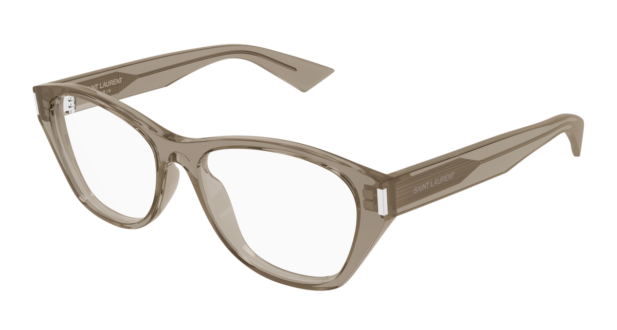 Saint Laurent Corner Angle SL 929 Brun 003 vue trois-quarts - Les Lunettes de Pauline