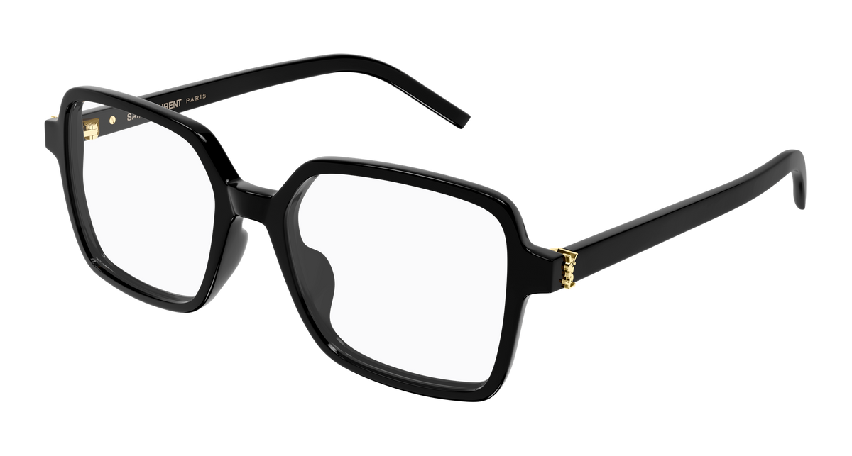 Saint Laurent Monogram SL M139 Noir 011 vue trois-quarts - Les Lunettes de Pauline