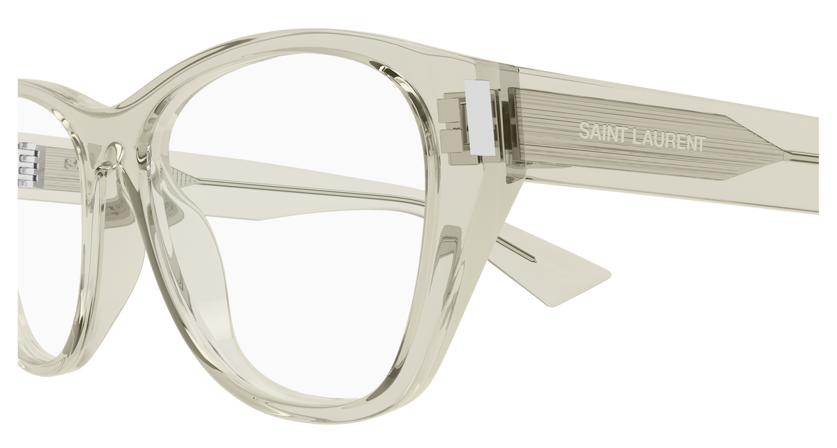 Saint Laurent Corner Angle SL 929 Vert 004 vue de profil - Les Lunettes de Pauline