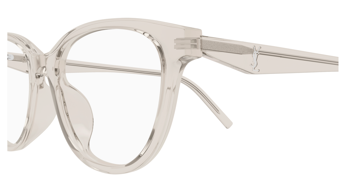Saint Laurent Monogram SL M188/F Beige 004 vue de profil - Les Lunettes de Pauline