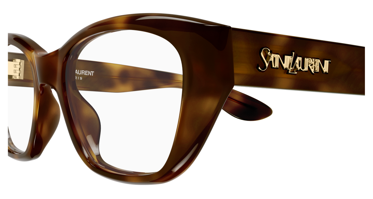 Saint Laurent SL Logo SL 924/F Havane 002 vue de profil - Les Lunettes de Pauline