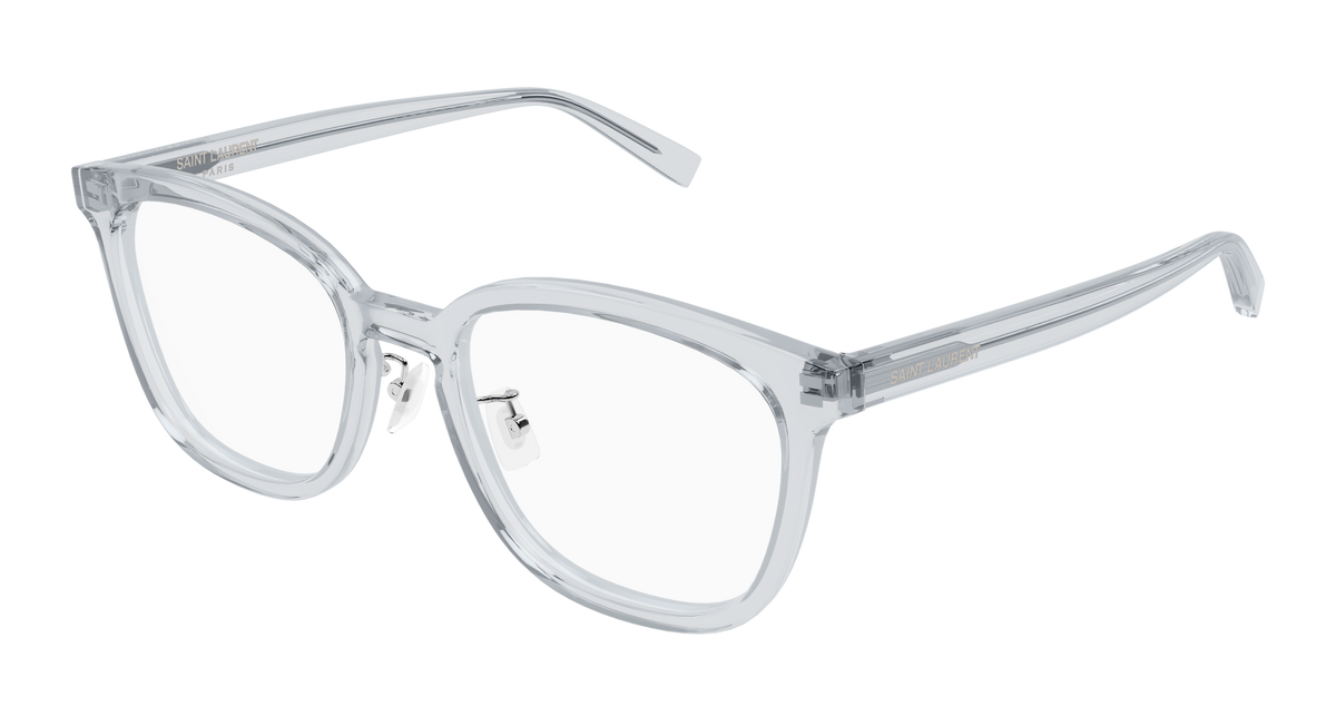 Saint Laurent SL Logo SL 917/F Gris 003 vue trois-quarts - Les Lunettes de Pauline
