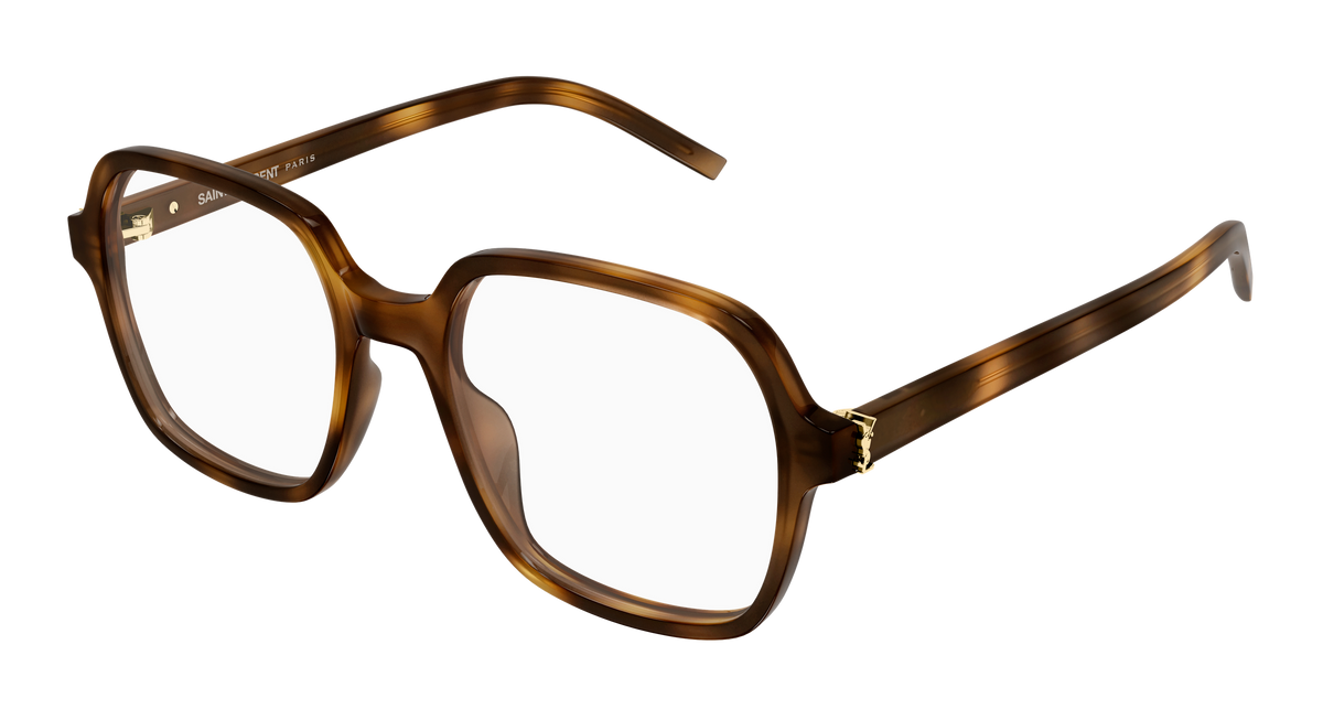 Saint Laurent Monogram SL M190 Havane 003 vue trois-quarts - Les Lunettes de Pauline