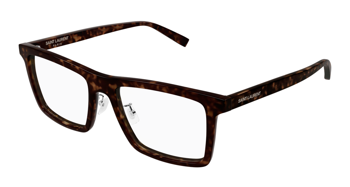 Saint Laurent SL Logo SL 906/F Havane 002 vue trois-quarts - Les Lunettes de Pauline