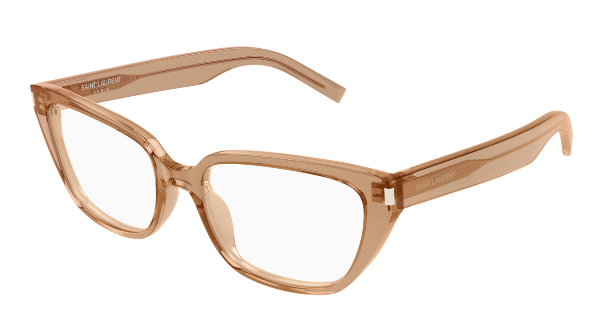 Saint Laurent Corner Angle SL 896 Brun 005 vue trois-quarts - Les Lunettes de Pauline