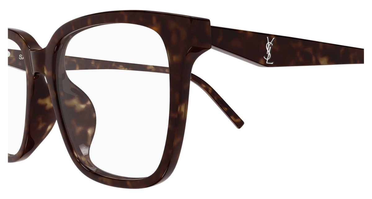 Saint Laurent Monogram SL M191/F Havane 002 vue de profil - Les Lunettes de Pauline