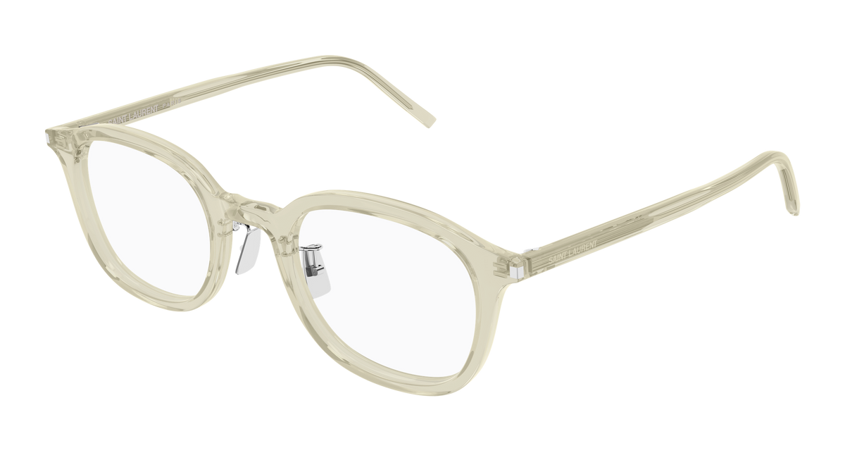 Saint Laurent Corner Angle SL 959/J Vert 004 vue trois-quarts - Les Lunettes de Pauline