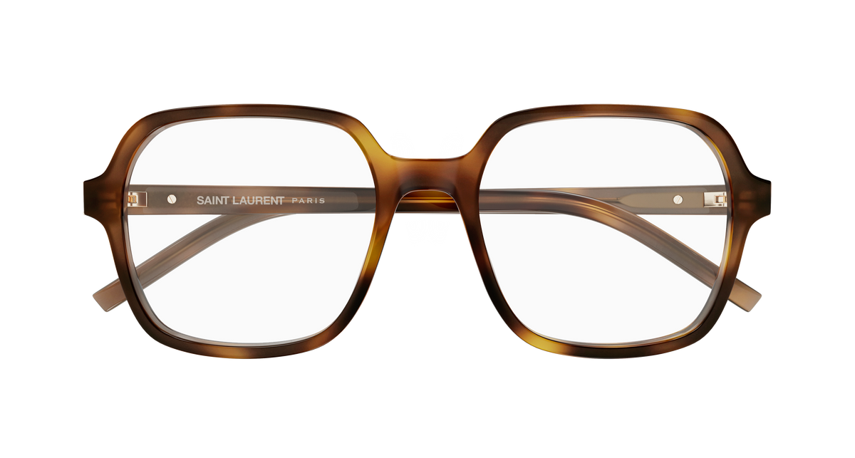 Saint Laurent Monogram SL M190 Havane 003 de face - Les Lunettes de Pauline