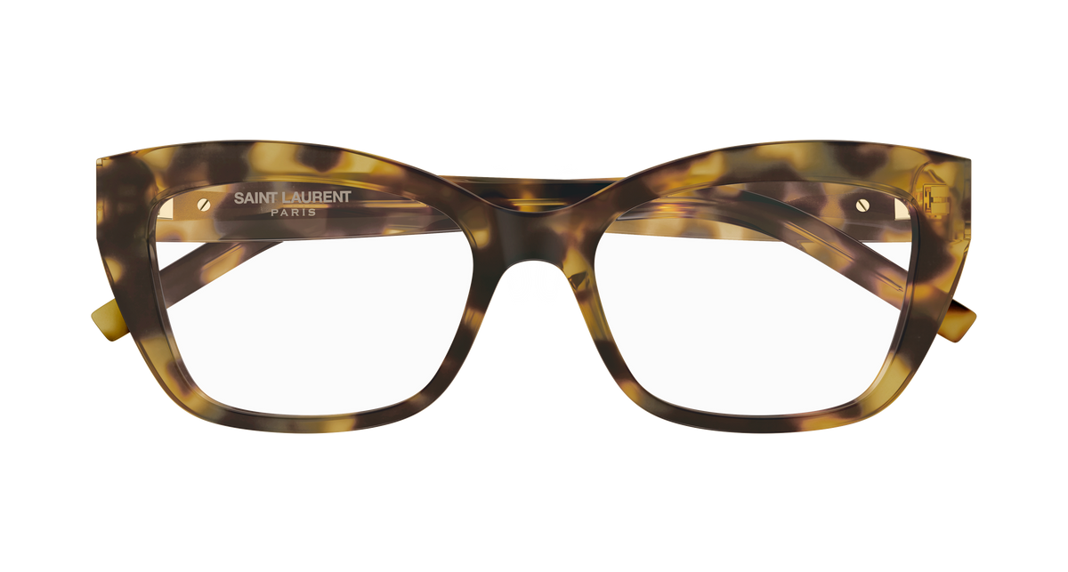 Saint Laurent Monogram SL M117 Havane 012 de face - Les Lunettes de Pauline