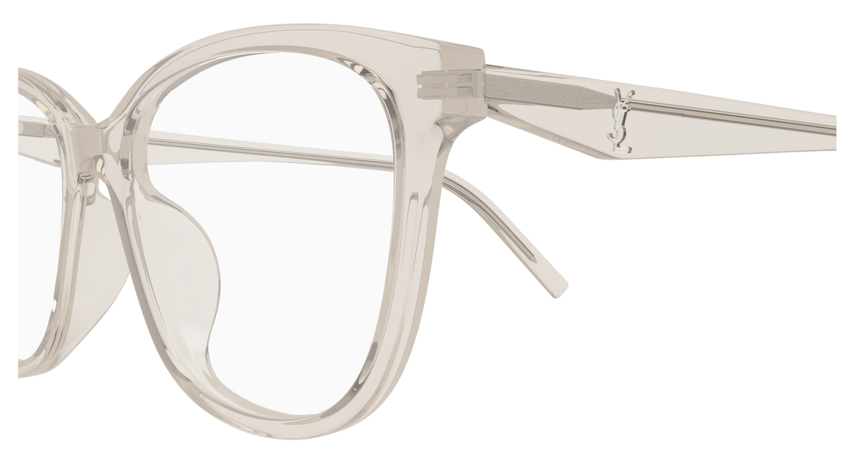 Saint Laurent Monogram SL M187/F Beige 004 vue de profil - Les Lunettes de Pauline