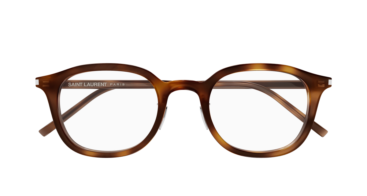 Saint Laurent Corner Angle SL 959/J Havane 002 de face - Les Lunettes de Pauline