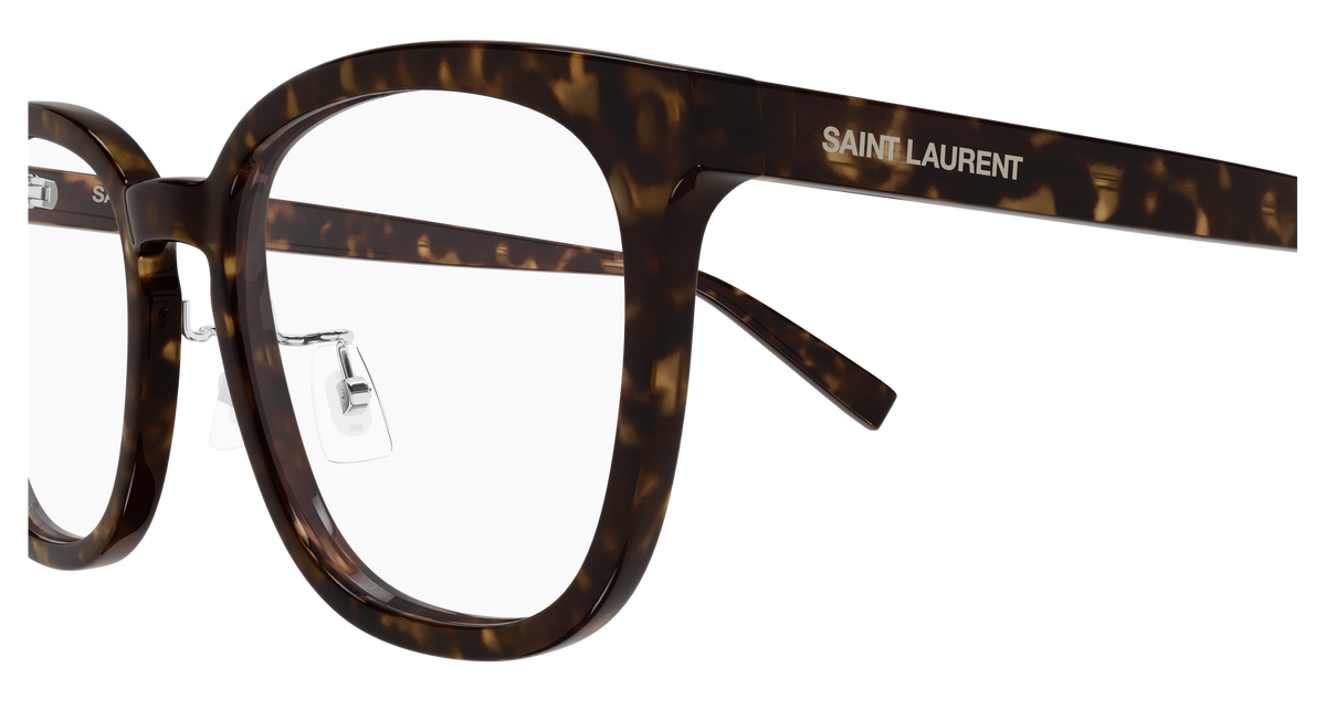 Saint Laurent SL Logo SL 917/F Havane 002 vue de profil - Les Lunettes de Pauline