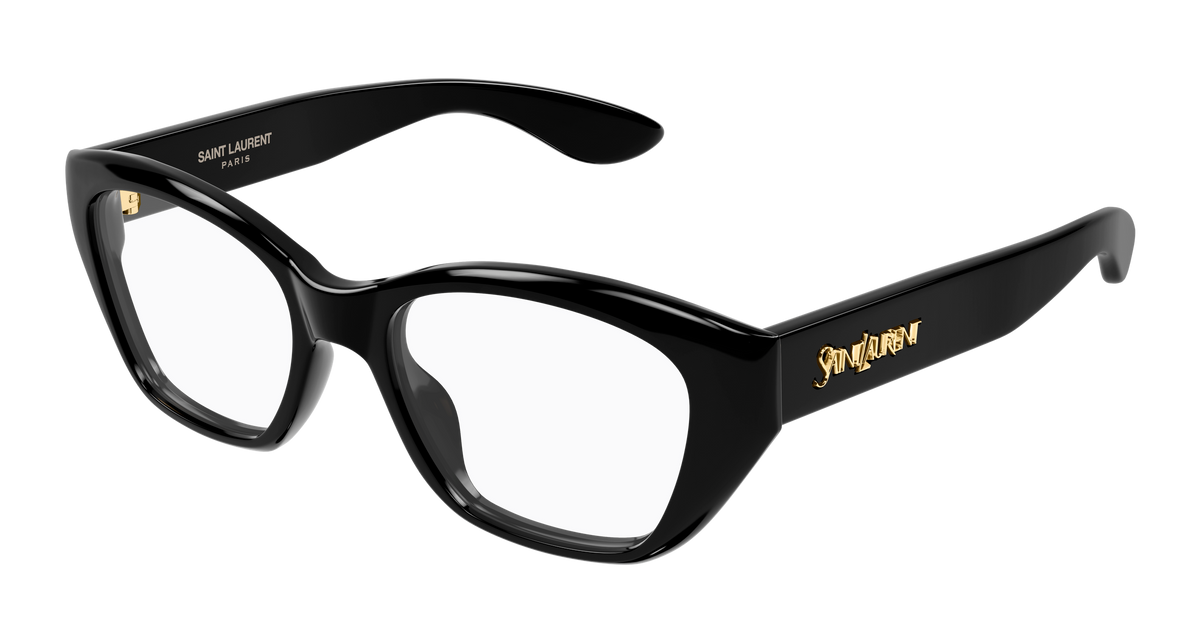 Saint Laurent SL Logo SL 924 Noir 001 vue trois-quarts - Les Lunettes de Pauline