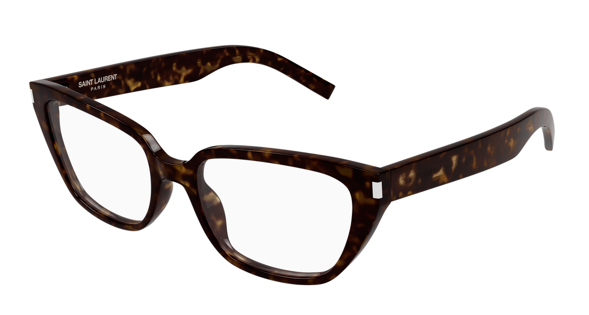 Saint Laurent Corner Angle SL 896 Havane 002 vue trois-quarts - Les Lunettes de Pauline