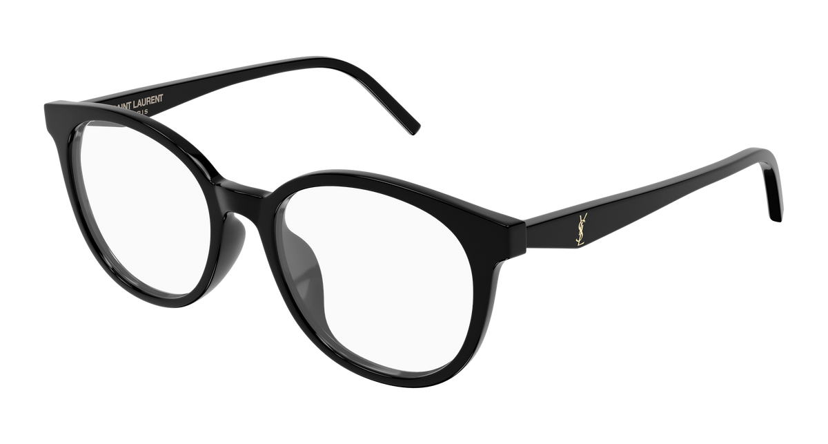 Saint Laurent Monogram SL M189/F Noir 001 vue trois-quarts - Les Lunettes de Pauline