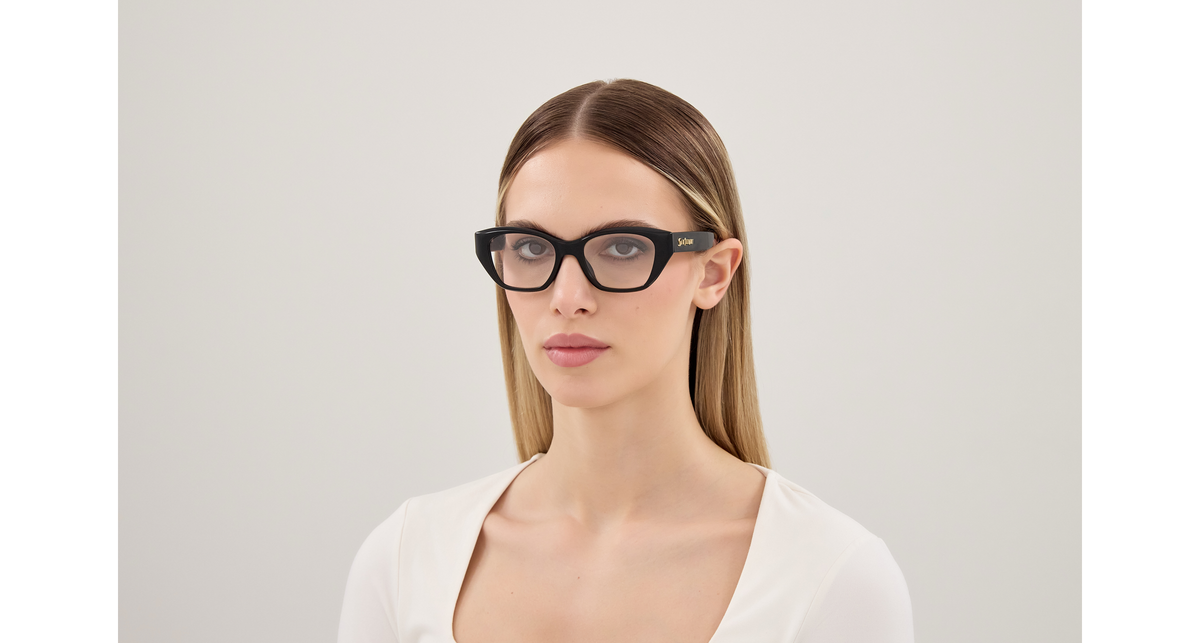 Saint Laurent SL Logo SL 924 Noir 001 portée - Les Lunettes de Pauline