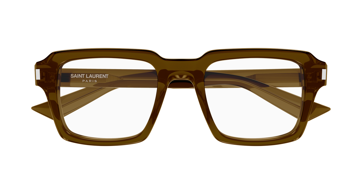 Saint Laurent Corner Angle SL 947 OPT Brun 003 de face - Les Lunettes de Pauline