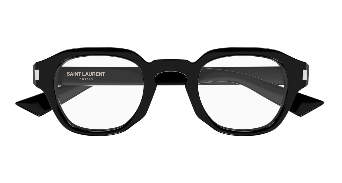Saint Laurent Corner Angle SL 946 OPT Noir 001 de face - Les Lunettes de Pauline