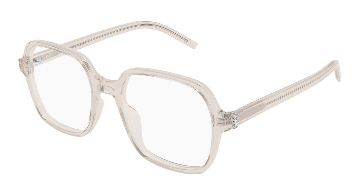 Saint Laurent Monogram SL M190 Beige 004 vue trois-quarts - Les Lunettes de Pauline