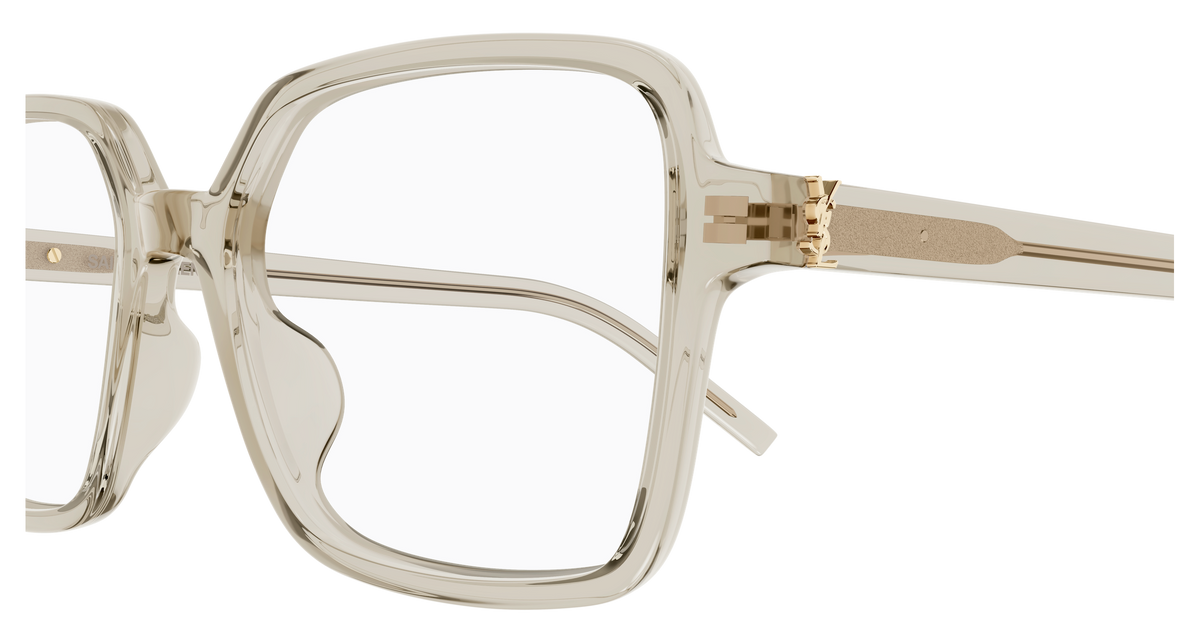 Saint Laurent Monogram SL M139 Beige 007 vue de profil - Les Lunettes de Pauline