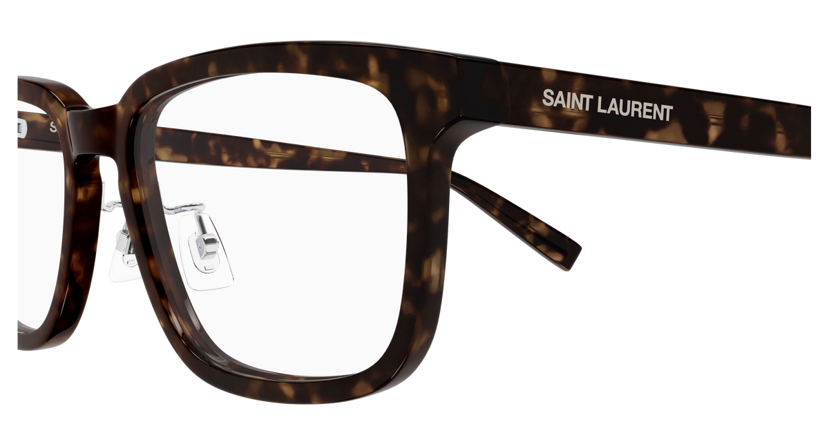 Saint Laurent SL Logo SL 916/F Havane 002 vue de profil - Les Lunettes de Pauline