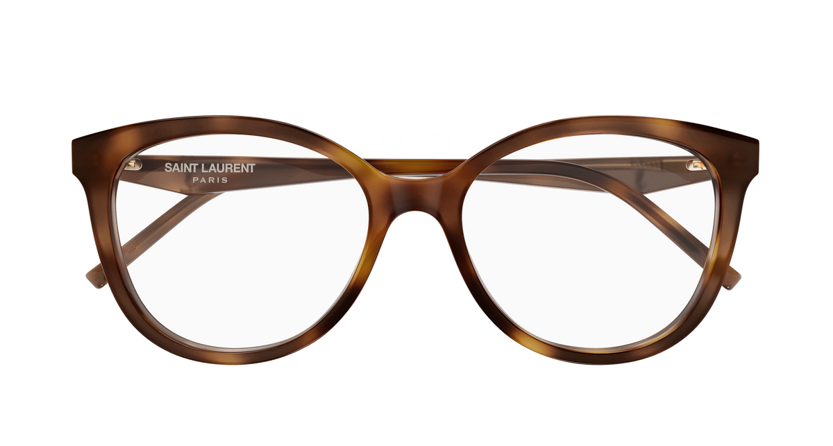 Saint Laurent Monogram SL M184 Havane 008 de face - Les Lunettes de Pauline