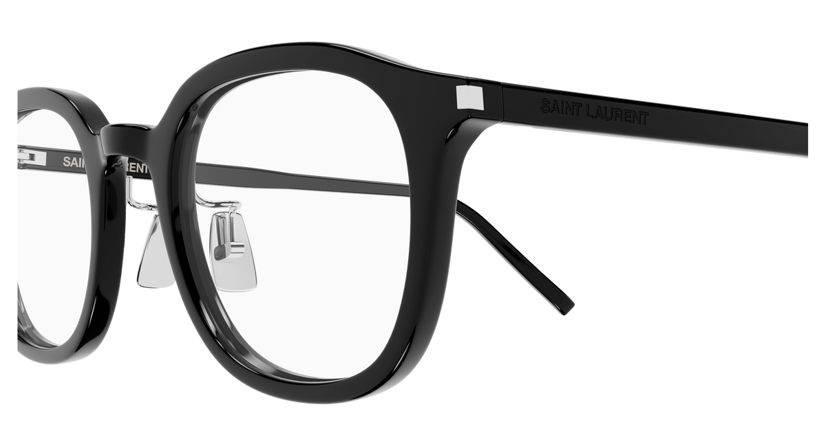 Saint Laurent Corner Angle SL 959/J Noir 001 vue de profil - Les Lunettes de Pauline
