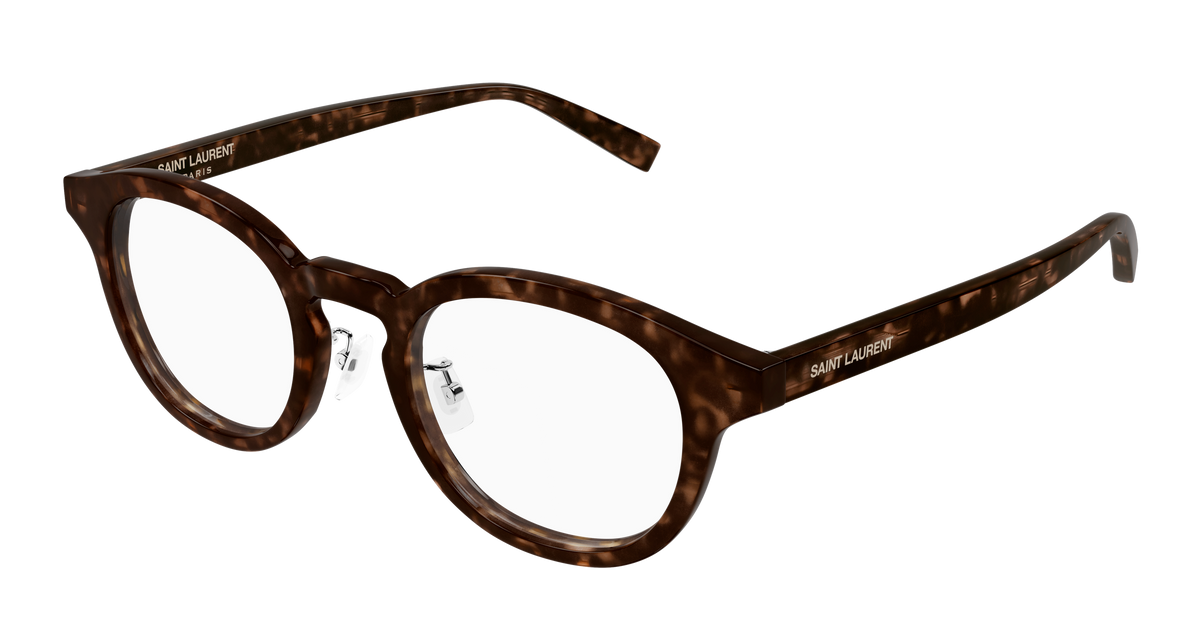 Saint Laurent SL Logo SL 907/F Havane 002 vue trois-quarts - Les Lunettes de Pauline