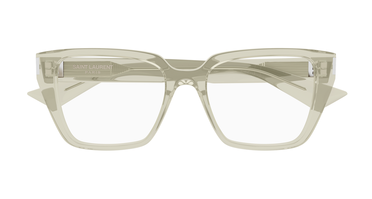 Saint Laurent Corner Angle SL 930 Vert 004 de face - Les Lunettes de Pauline