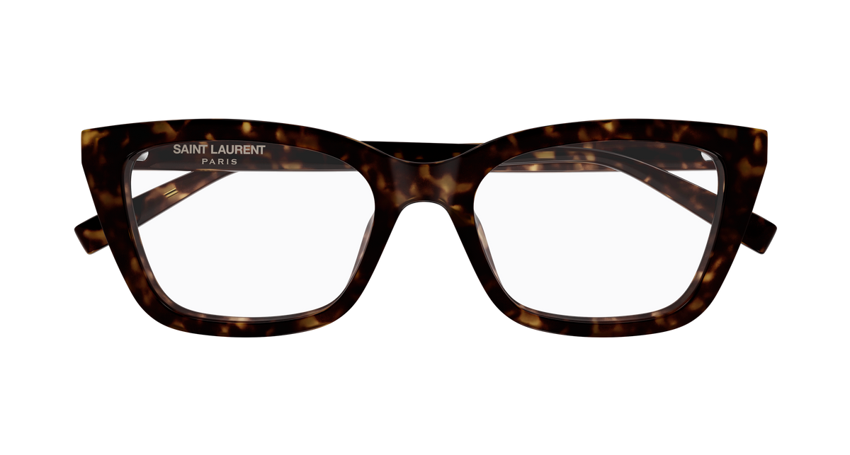 Saint Laurent SL Logo SL 911 Havane 002 de face - Les Lunettes de Pauline