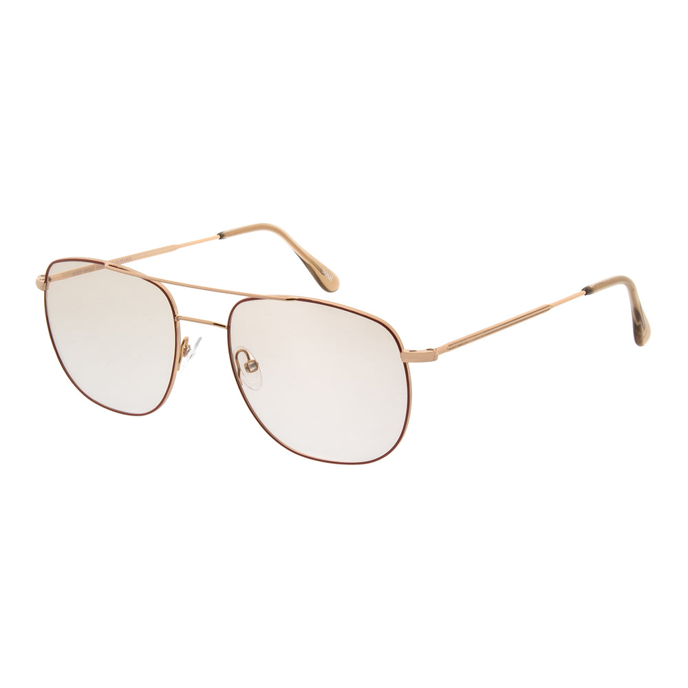 Andy Wolf 4741 Or Rose et Rouge C de trois-quarts - Les Lunettes de Pauline