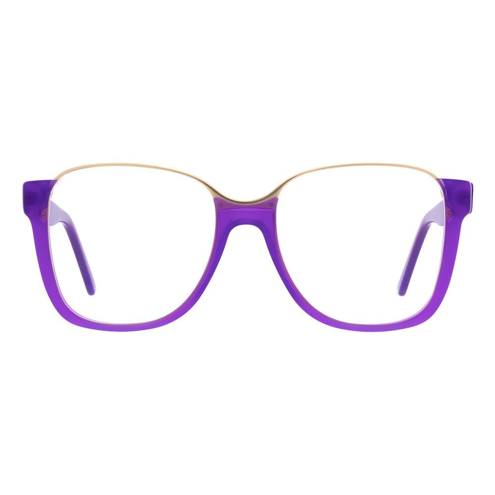 Andy Wolf 5135 Violet et Or 04 de face - Les Lunettes de Pauline