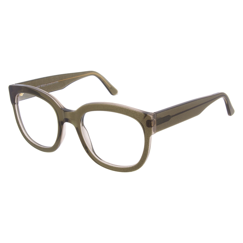 Andy Wolf 5142 Vert Olive 03 de trois-quarts - Les Lunettes de Pauline