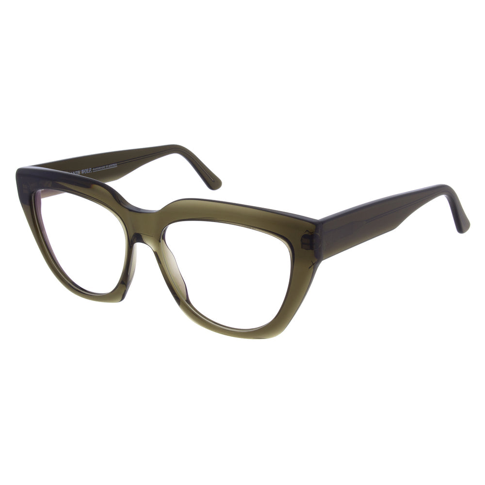 Andy Wolf 5148 Vert Kaki Foncé 04 de trois-quarts - Les Lunettes de Pauline