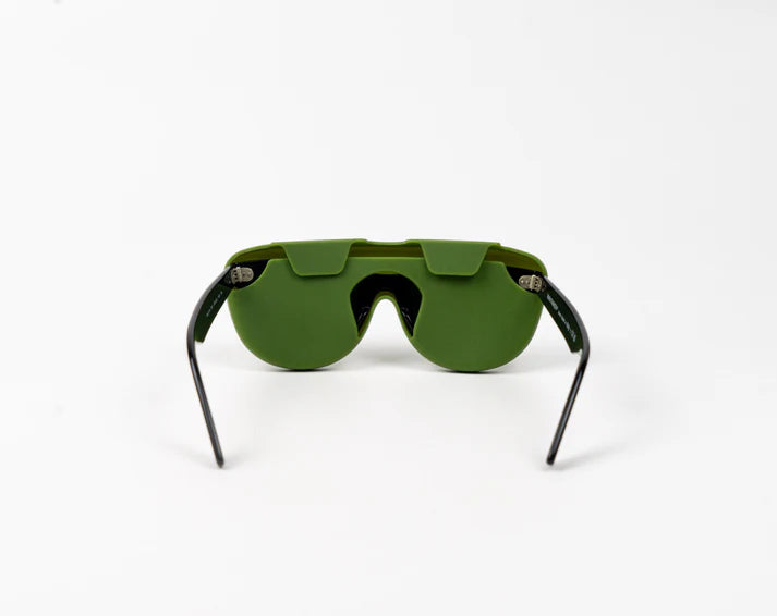 Étui à lunettes en silicone vert - Lups The Case