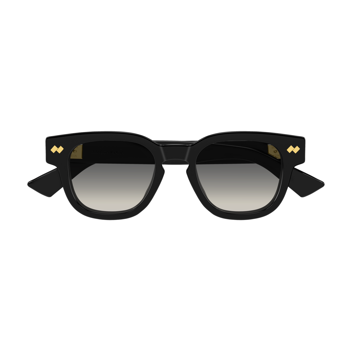 Bottega Veneta BV1441S Noir 001 de face - Les Lunettes de Pauline