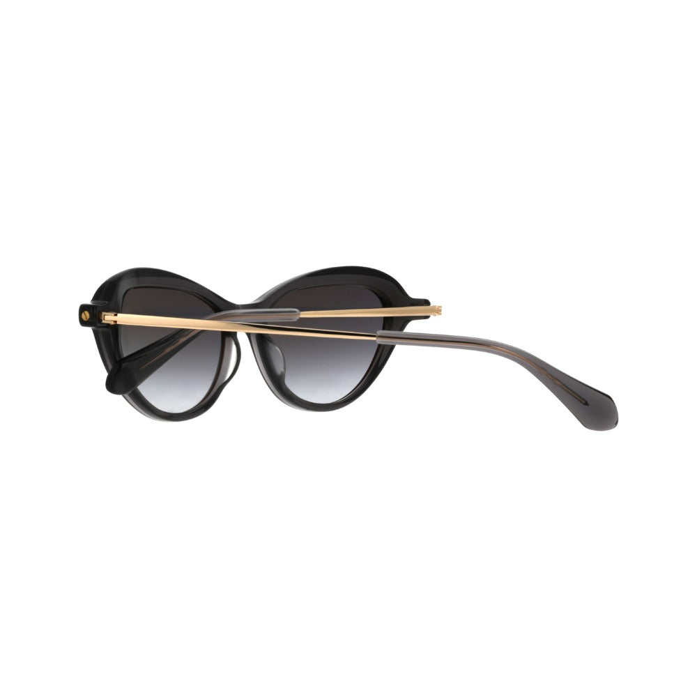Carven CC4096S Gris Foncé Translucide GR69, détail des branches - Les Lunettes de Pauline