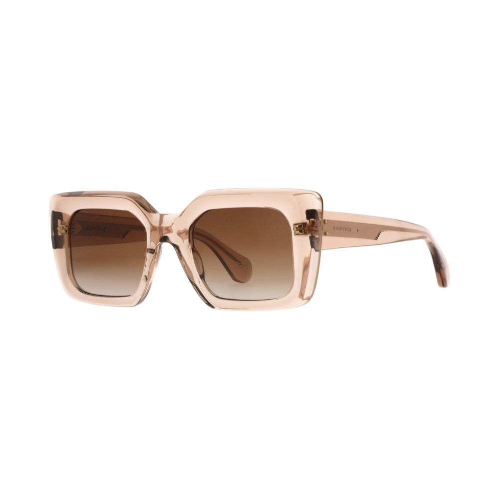Carven CC4100S Cristal Brun Clair BR67 de trois-quarts - Les Lunettes de Pauline