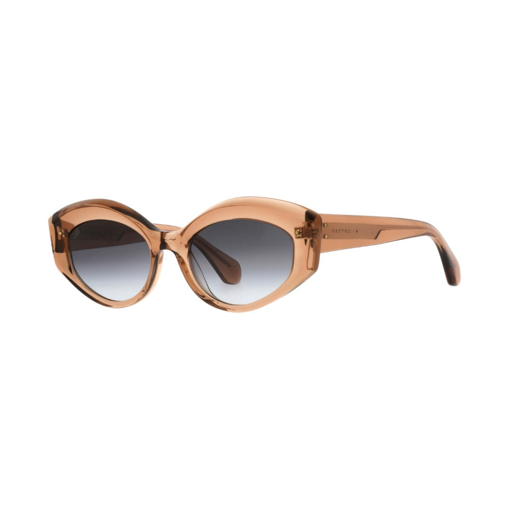 Carven CC4101S Cristal Miel BR68 de trois-quarts - Les Lunettes de Pauline