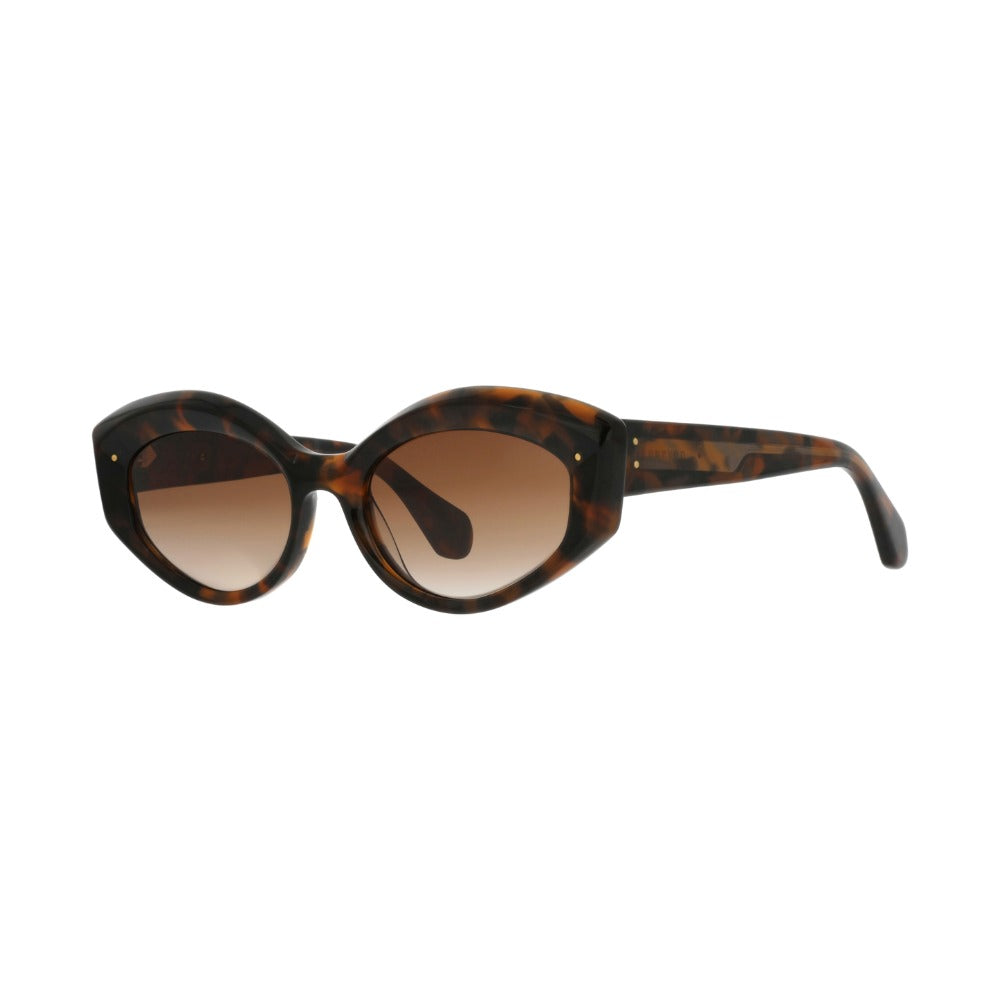 Carven CC4101S Écaille Ambrée E800 de trois-quarts - Les Lunettes de Pauline