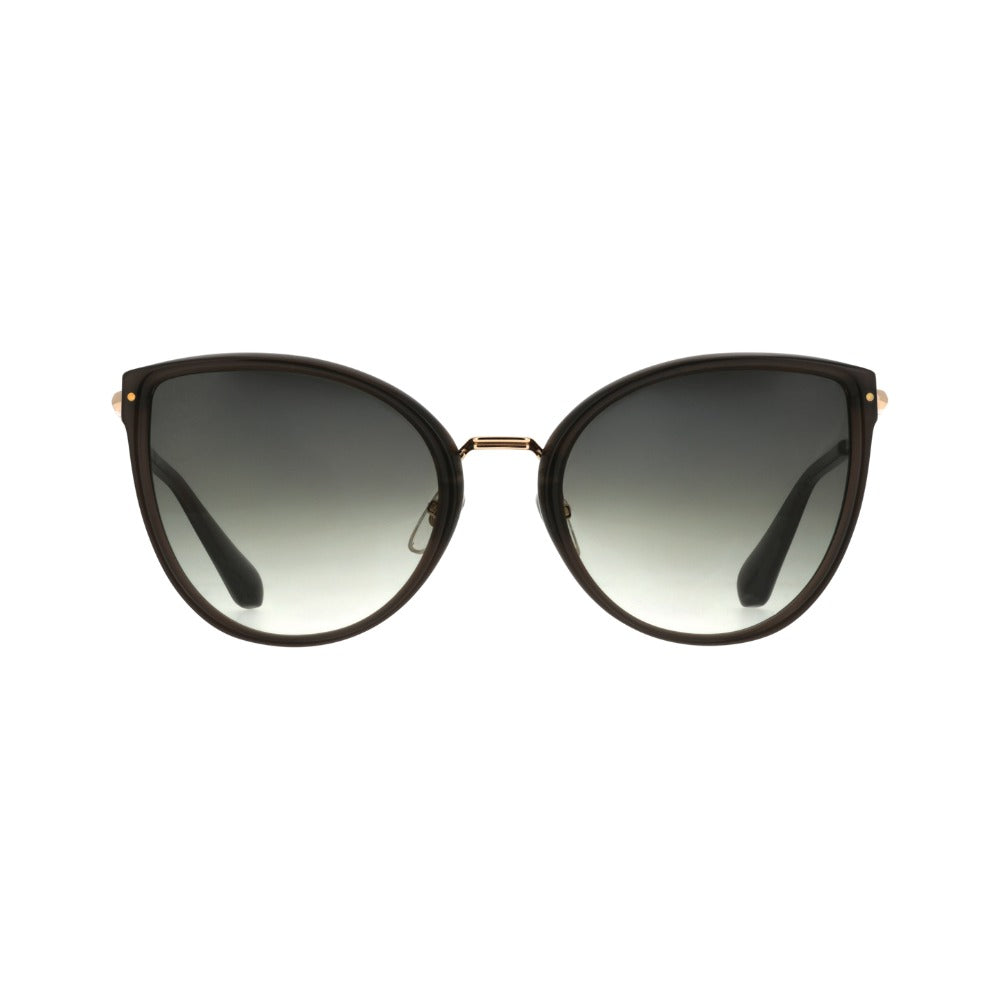 Carven CC4104S Brun Satiné et Doré BRDO de face - Les Lunettes de Pauline