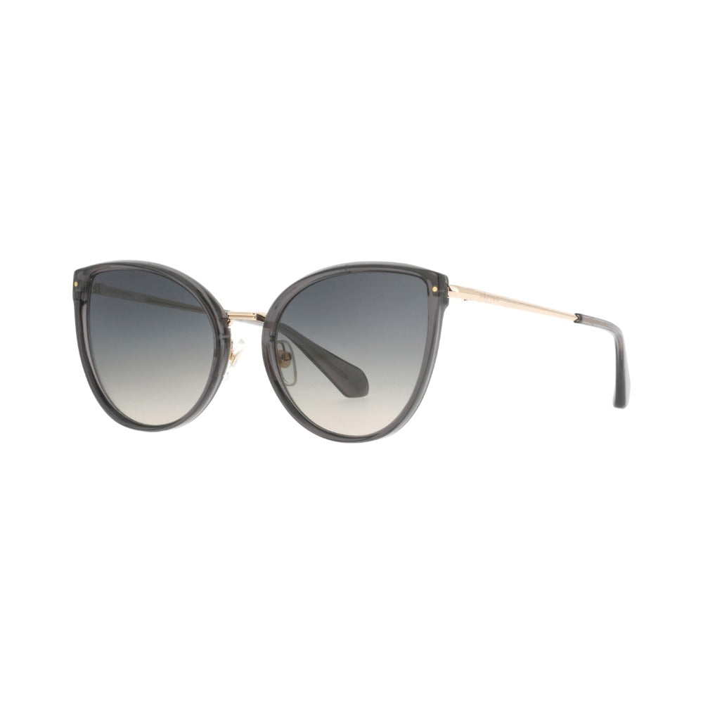 Carven CC4104S Gris Ardoise et Doré GRDO de trois-quarts - Les Lunettes de Pauline